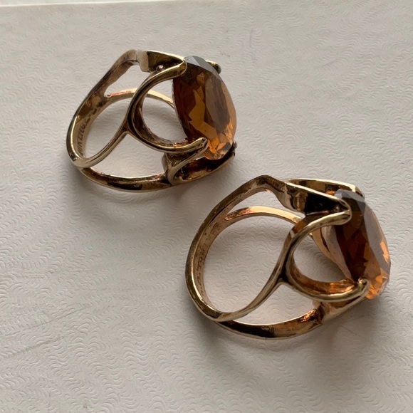 18kt gf Amber Rings‼️Price for 1-Only - Picture 4 of 7